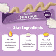 Averapets Prof. Bengal Silky Fur Skin & Coat Paste Treat 10 g x 20 Sachets