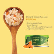 Averapets Nurture Pro Longevity Ckn & Skj Tuna with Papaya & Green Tea essence 80g