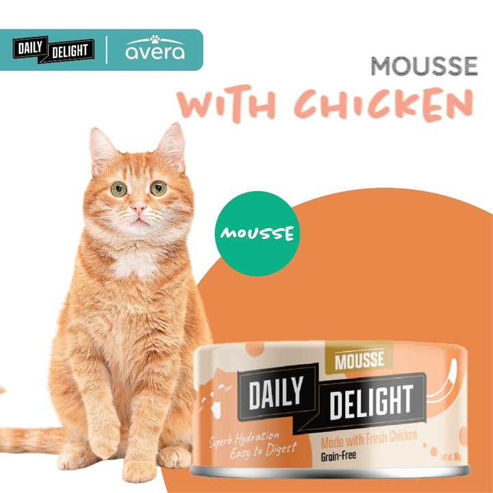 Averapets Daily Delight Mousse Chicken 80g
