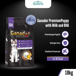 Averapets Ganador Premium Puppy Milk DHA Makanan Anak Anjing Semua Ras Omega 3 & 6