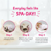 Averapets Loveabowl Clean-A-Cat Pet Gloves Cica