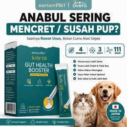 Averapets NurturePro Kefir 118 Susu Probiotik Kucing & Anjing small pack medium pack| Gut Health Booster + Plant Enzymes,