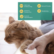 Averapets Nurturepro AG Silver Pet Wipes Lavender 10 & 100 Lembar, Tisu Basah Kucing & Anjing