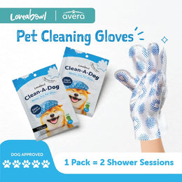 Averapets Loveabowl Clean-A-Dog Pet Gloves