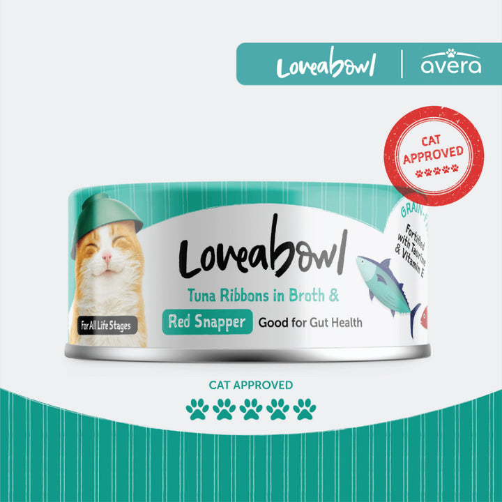 Averapets Loveabowl Wet Food Kucing Tuna | Makanan Kucing Basah Tuna 70g
