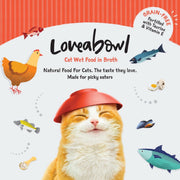 Averapets Loveabowl Wet Food Kucing Chicken | Makanan Kucing Basah Ayam 70g